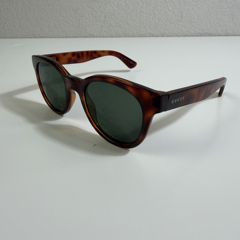 Gucci Optyl Tortoise Sunglasses Frames Only GG 1159/S 50-21 145 Read